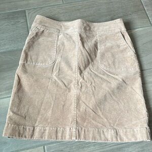 Corduroy tan skirt
